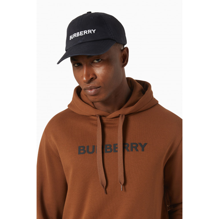 Burberry - Logo Distressed Baseball Cap in Cotton