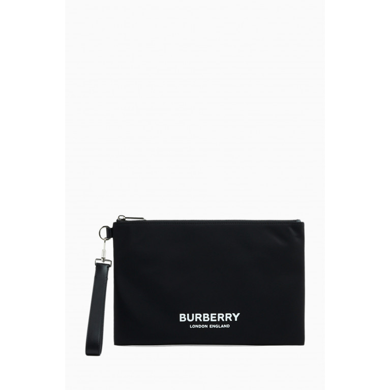 Burberry - Logo Travel Pouch in Nylon