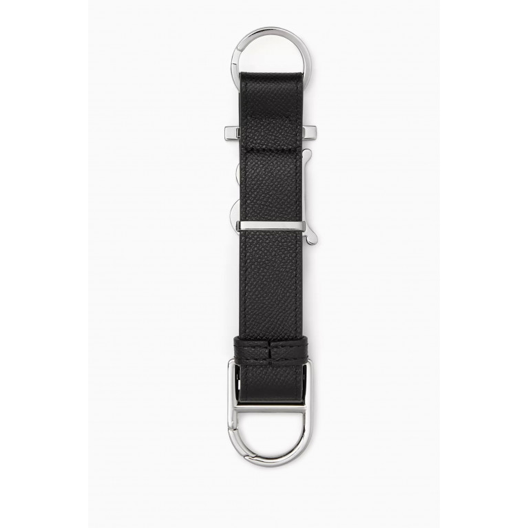 Burberry - TB Charm Key Ring in Leather