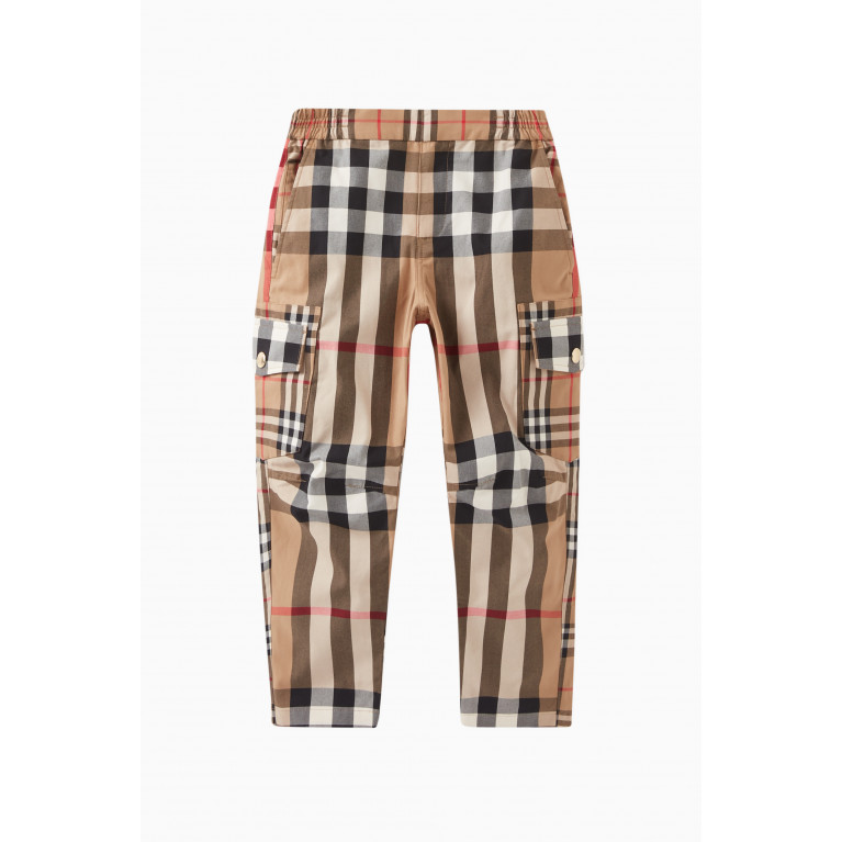 Burberry - Gordon Checkered Sweatpants in Cotton