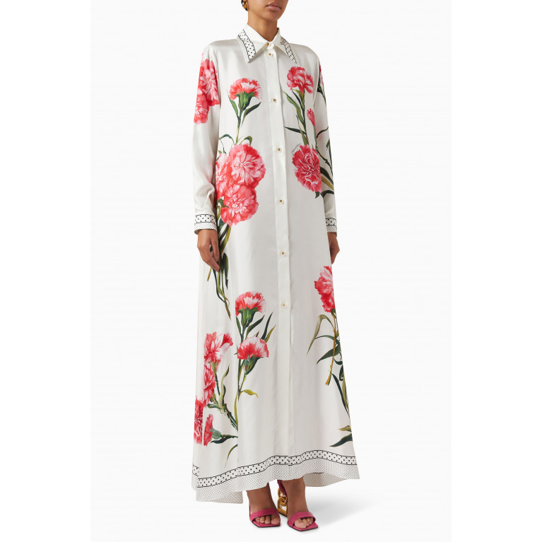 Dolce & Gabbana - Floral Maxi Dress in Silk