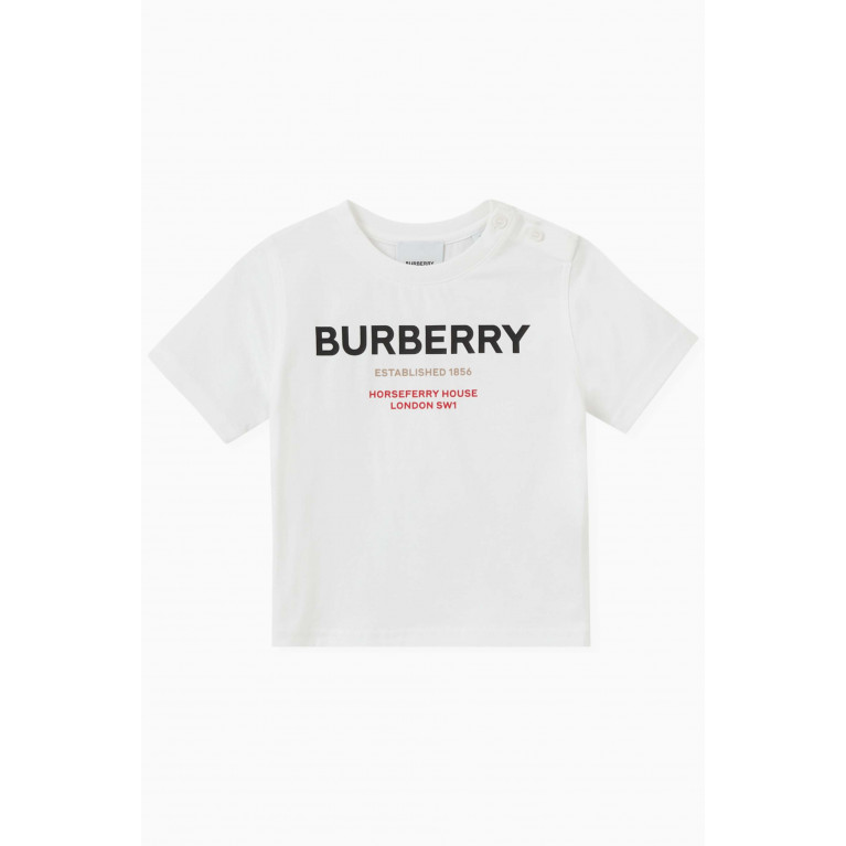 Burberry - Cedar Horseferry Print T-Shirt in Cotton