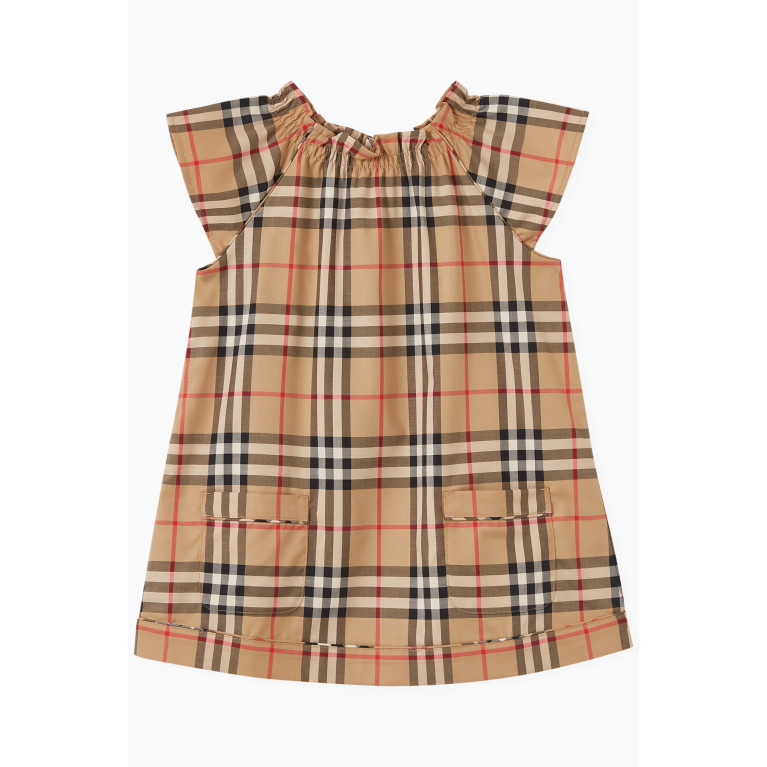 Burberry - Shea Check Print Dress with Bloomers in Cotton
