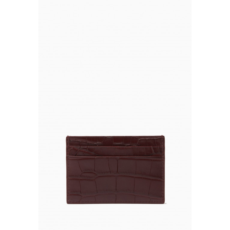 Bottega Veneta - Card Case in Alligator Leather