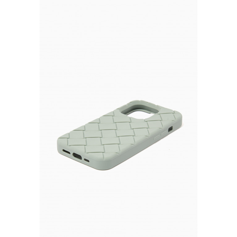 Bottega Veneta - iPhone 14 Pro in Intreccio Rubber Silicone