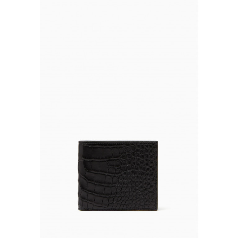 Bottega Veneta - Bi-fold Wallet in Alligator Leather