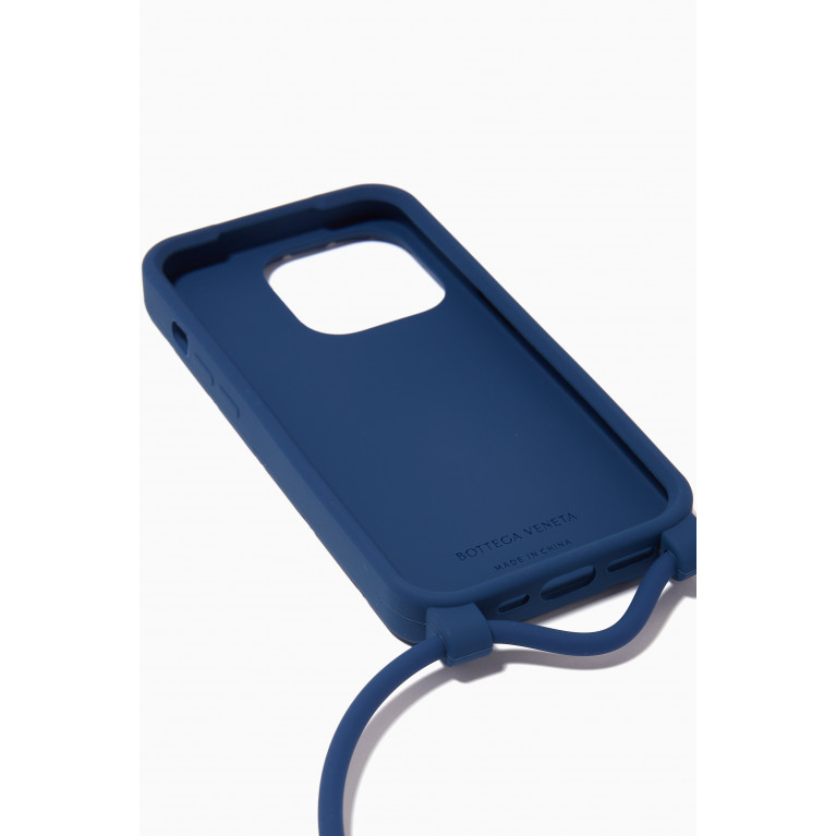Bottega Veneta - iPhone 14 Pro Case in Intreccio Rubber Silicone