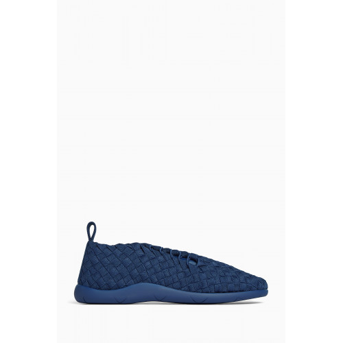 Bottega Veneta - Plat Sneakers in Elasticated Intreccio Fabric