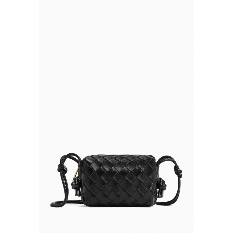 Bottega Veneta - Candy Loop Camera Bag in Intrecciato Leather