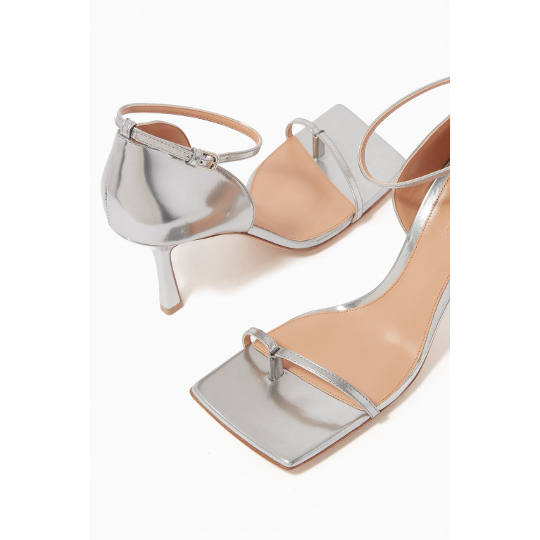 Bottega Veneta - Stretch Strap Sandals in Laminated Calfskin