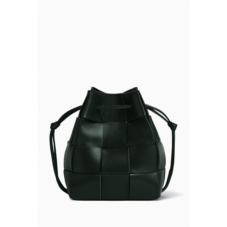 Bottega Veneta - Small Cassette Bucket Bag in Intrecciato Leather