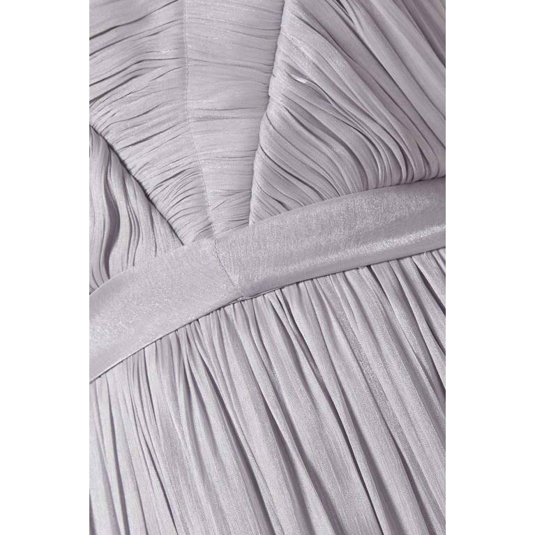 NASS - Gathered Maxi Dress Silver