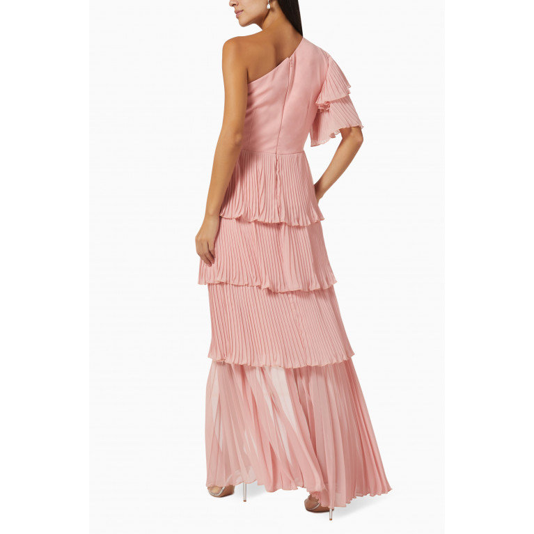 NASS - High-low Tiered Dress Pink