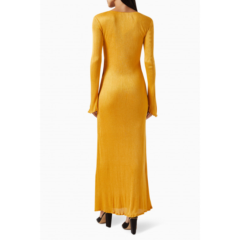 Savannah Morrow - Gardenia Maxi Dress in Bamboo-knit