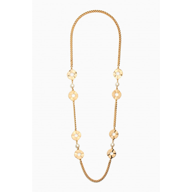 Susan Caplan - Rediscovered 1980s Faux Pearl Necklace
