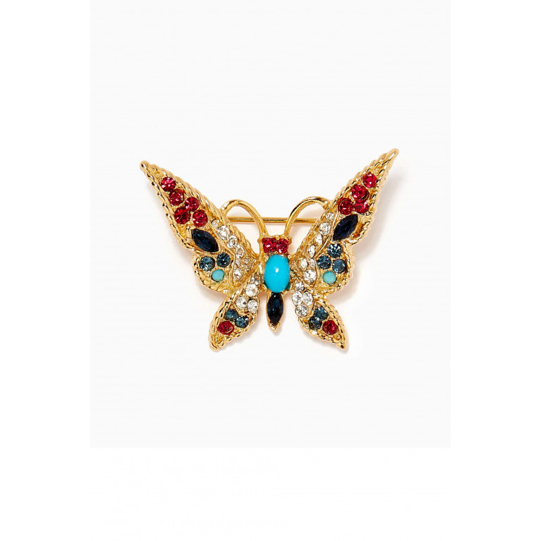 Susan Caplan - Rediscovered 1990s Butterfly Brooch