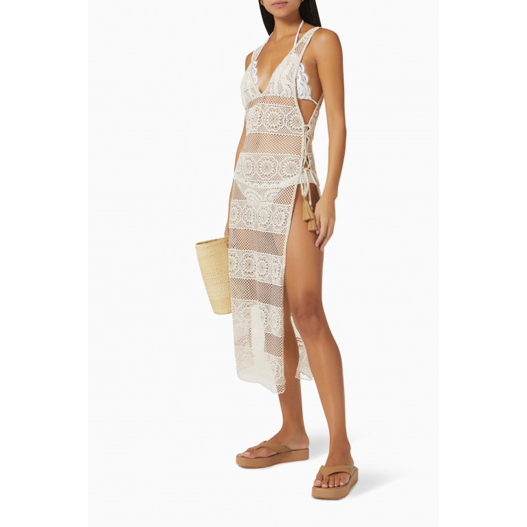 PQ Swim - Joy Cover-up Dress in Sheer Lace