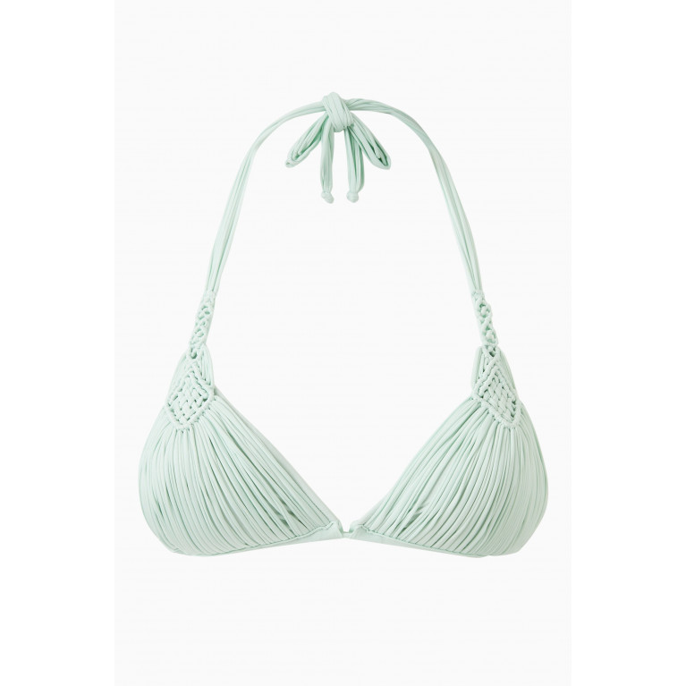 PQ Swim - Mila Triangle Bikini Top in Stretch Nylon