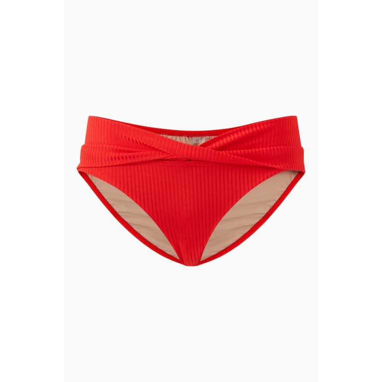 PQ Swim - Maya Crisscross Bikini Bottom in Stretch Nylon