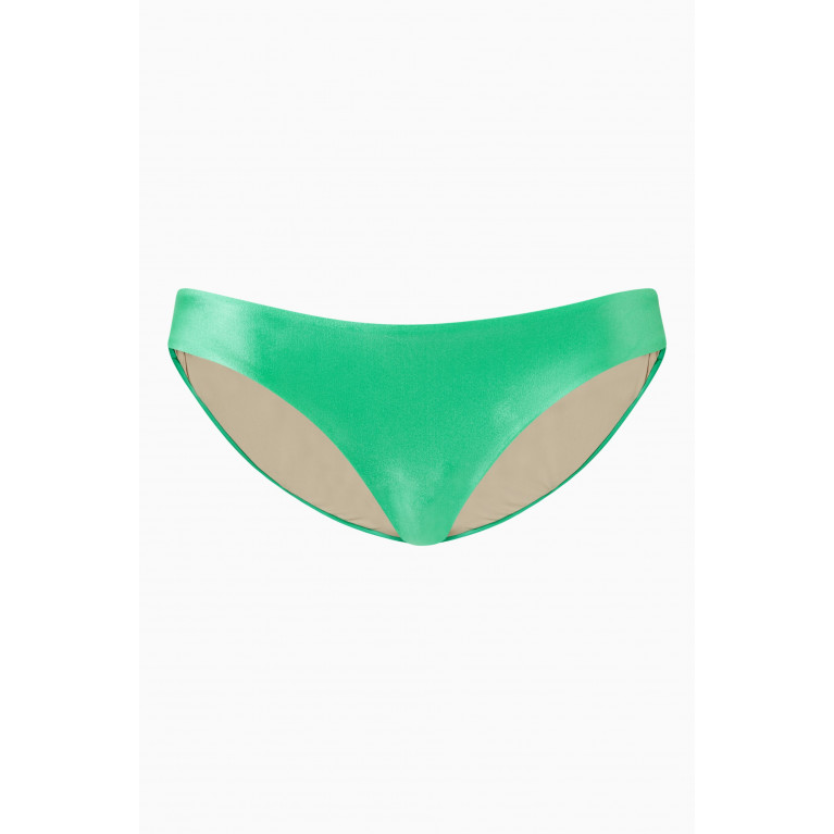 PQ Swim - Ruched Bikini Briefs in Stretch Nylon