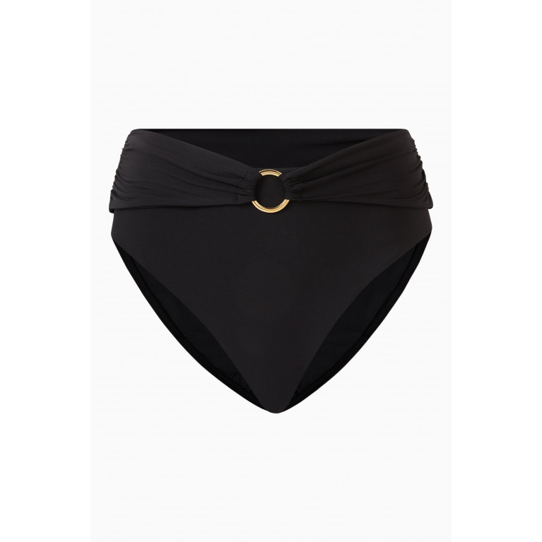 PQ Swim - Link Ring Bikini Bottom in Stretch Nylon