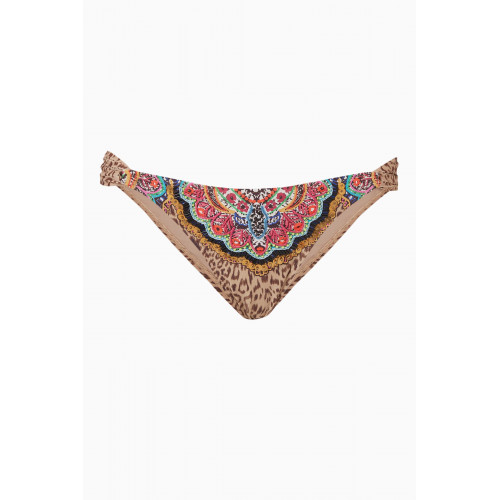 PQ Swim - Raja Embroidered Fanned Bikini Briefs