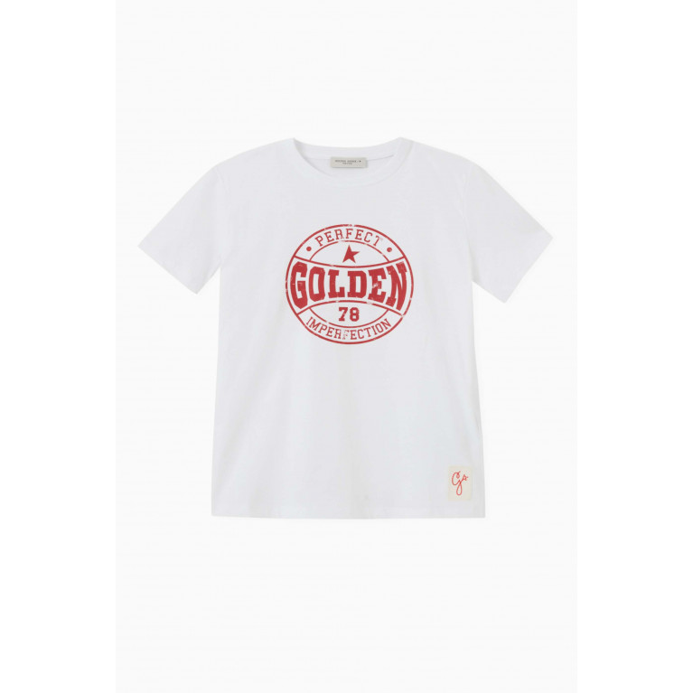 Golden Goose Deluxe Brand - Logo T-shirt in Cotton