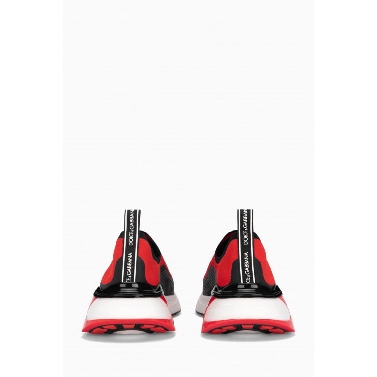 Dolce & Gabbana - Sorrento Slip-on Sneakers in Mesh Multicolour