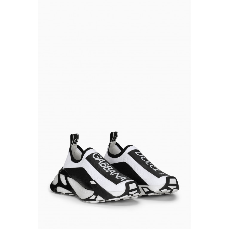 Dolce & Gabbana - Sorrento Slip-on Sneakers in Mesh White