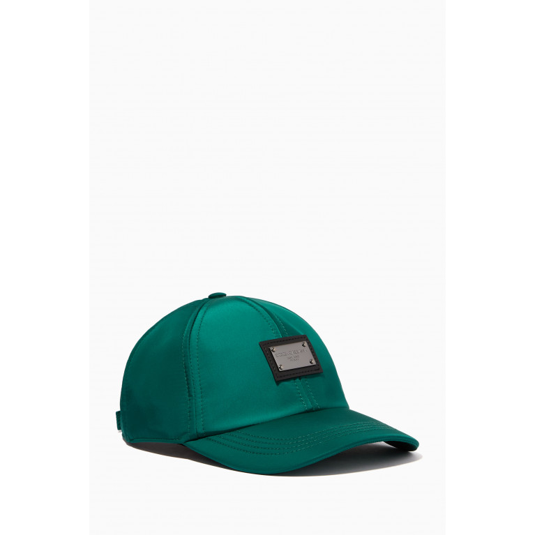 Dolce & Gabbana - Logo Plaque Baseball Cap in Nylon