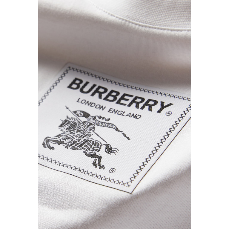 Burberry - Margot Prorsum Label T-shirt in Organic Cotton-jersey
