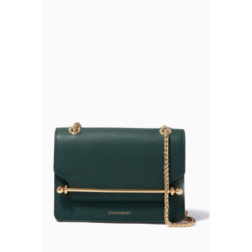Strathberry - East West Mini Shoulder Bag in Leather