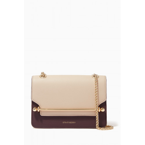 Strathberry - East West Mini Shoulder Bag in Leather
