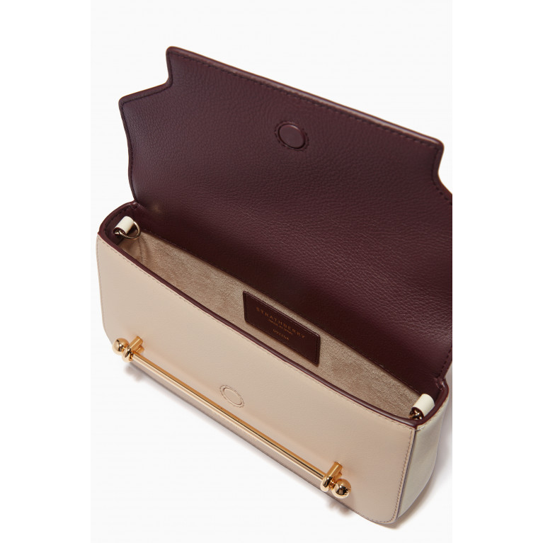 Strathberry - East/ West Baguette Clutch Bag in Leather