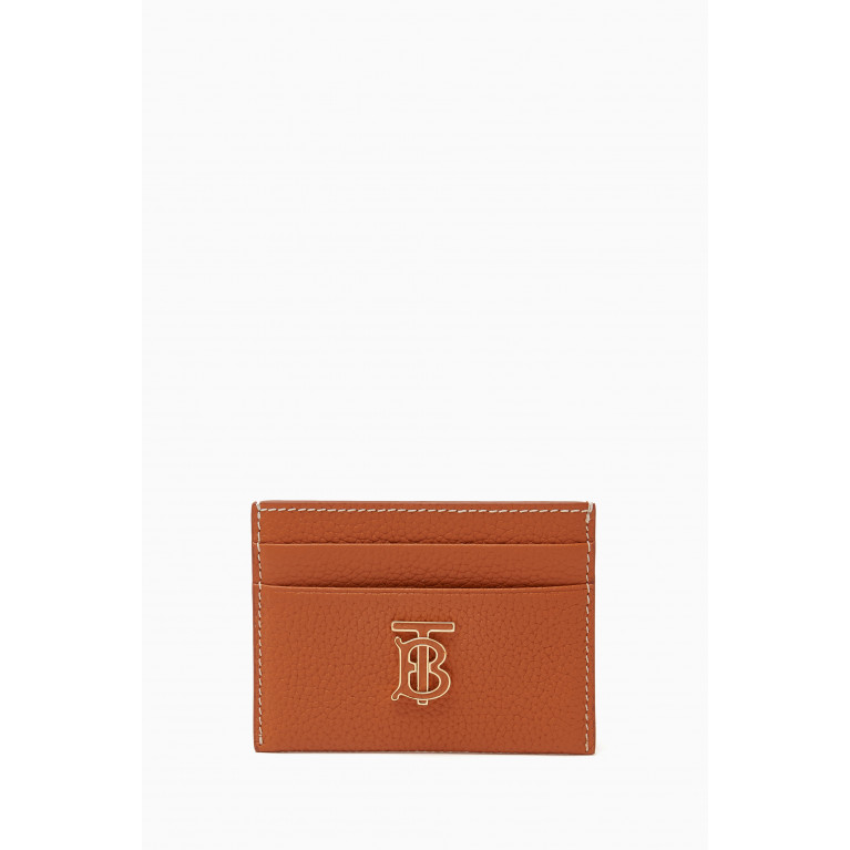 Burberry - TB Card Case in Grained-leather