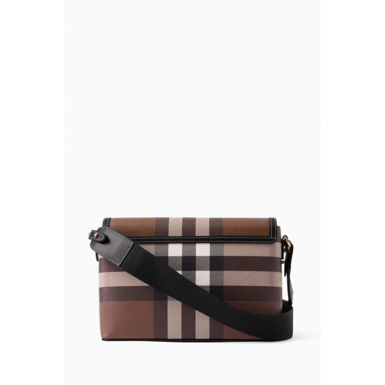Burberry - Medium Note Shoulder Bag in E-canvas