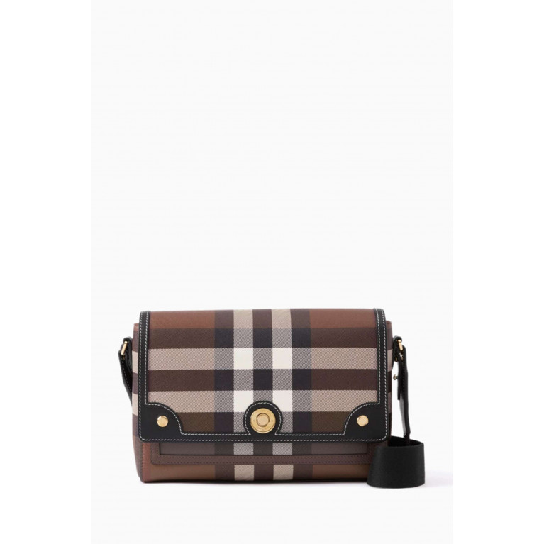 Burberry - Medium Note Shoulder Bag in E-canvas