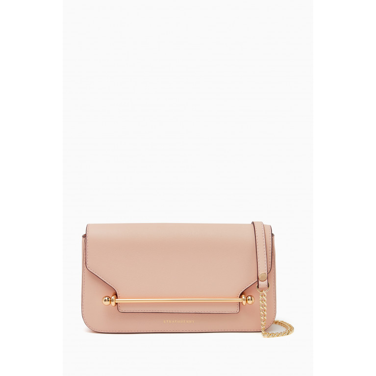 Strathberry - East/West Baguette Clutch in Calf Leather