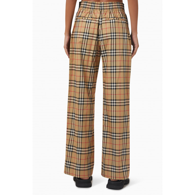 Burberry - Louane Vintage Check Pants in Stretch-cotton