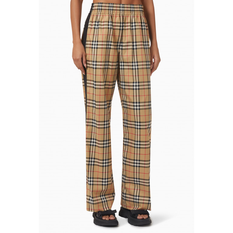Burberry - Louane Vintage Check Pants in Stretch-cotton