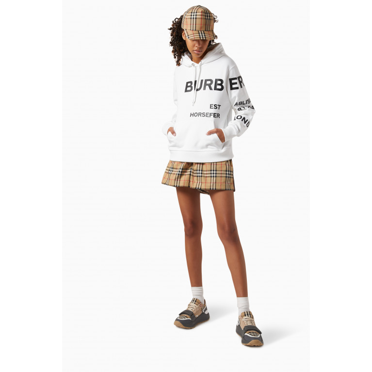 Burberry - Poulter Horseferry-print Hoodie in Loopback Cotton