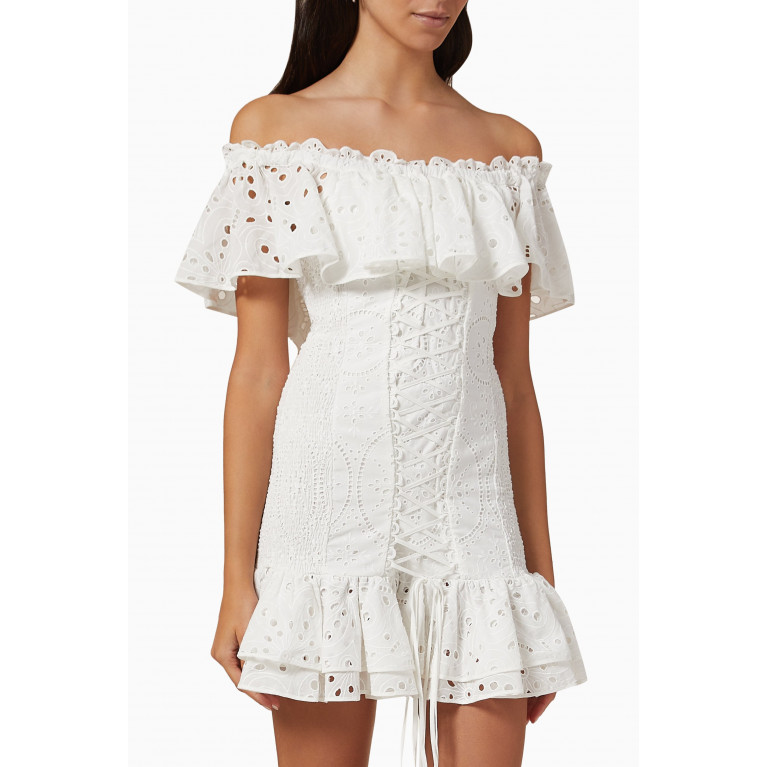 Charo Ruiz - Pia Mini Dress in Cotton