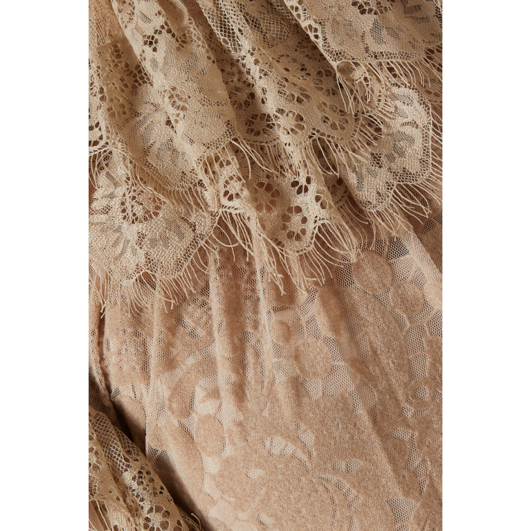 Serpil - Lace Midi Dress Neutral