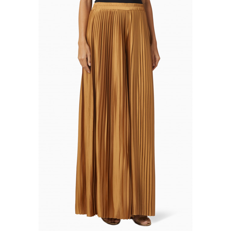 Serpil - Pleated Blouse & Pant Set in Crepe