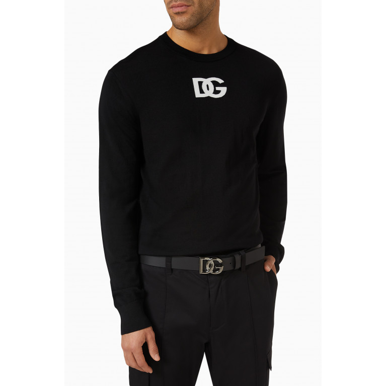 Dolce & Gabbana - DG Logo Belt in Leather
