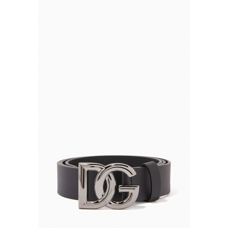 Dolce & Gabbana - DG Logo Belt in Leather