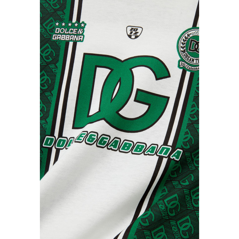 Dolce & Gabbana - DG Sport Print Jersey T-shirt in Cotton
