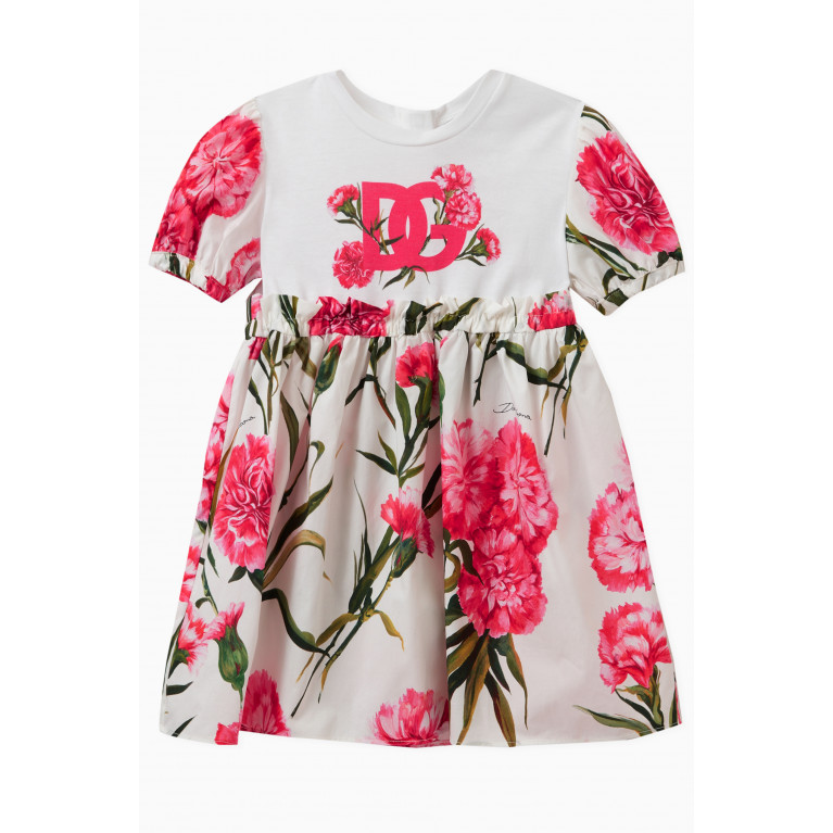 Dolce & Gabbana - Floral Print Dress and Bloomers in Cotton