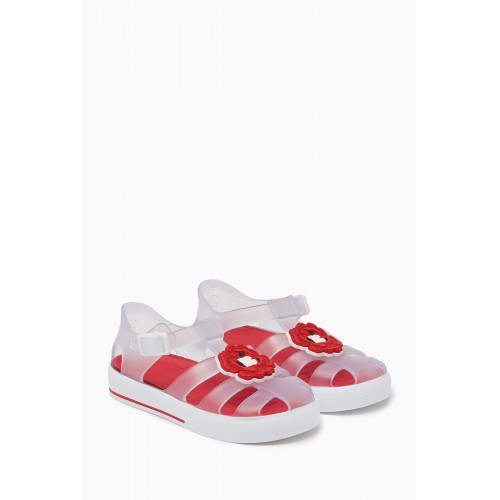 Dolce & Gabbana - Happy Garden Poppy Sandals in PVC