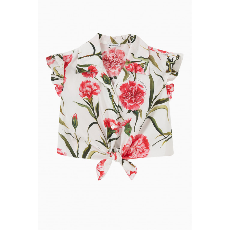Dolce & Gabbana - Floral Shirt in Cotton